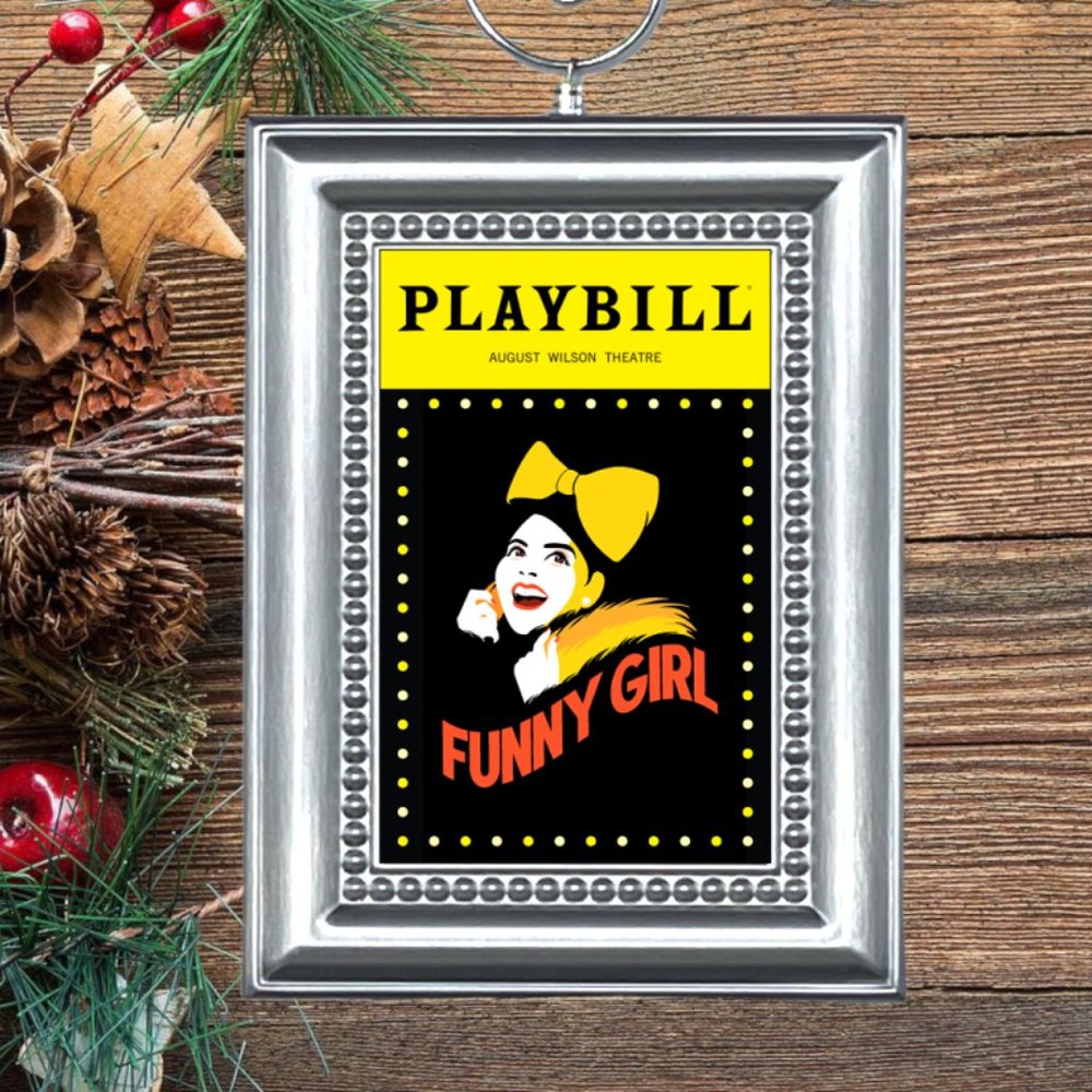 Funny Girl Broadway Musical‎ Playbill Christmas Tree Ornament